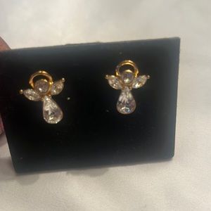 Avon angel earrings
